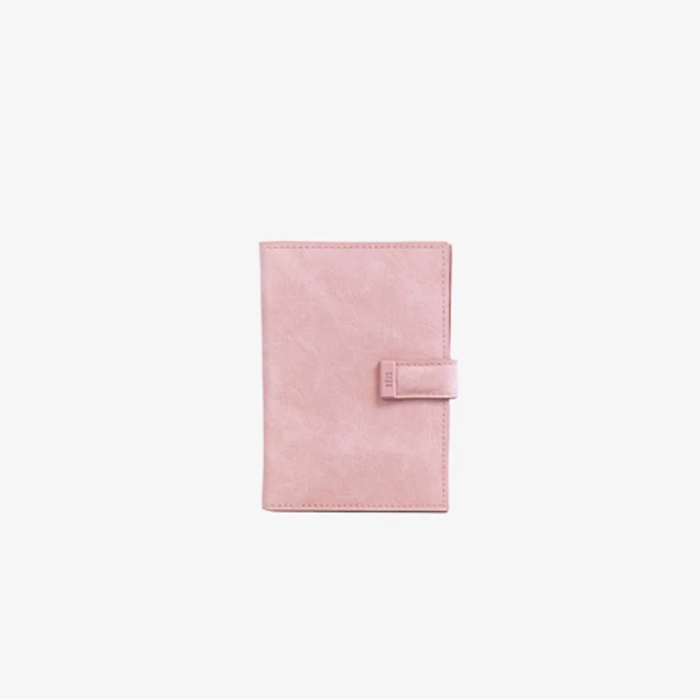 BEIS atlas pink passport holder